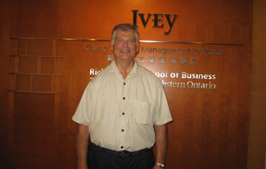 Gord at Ivey School of Business in China